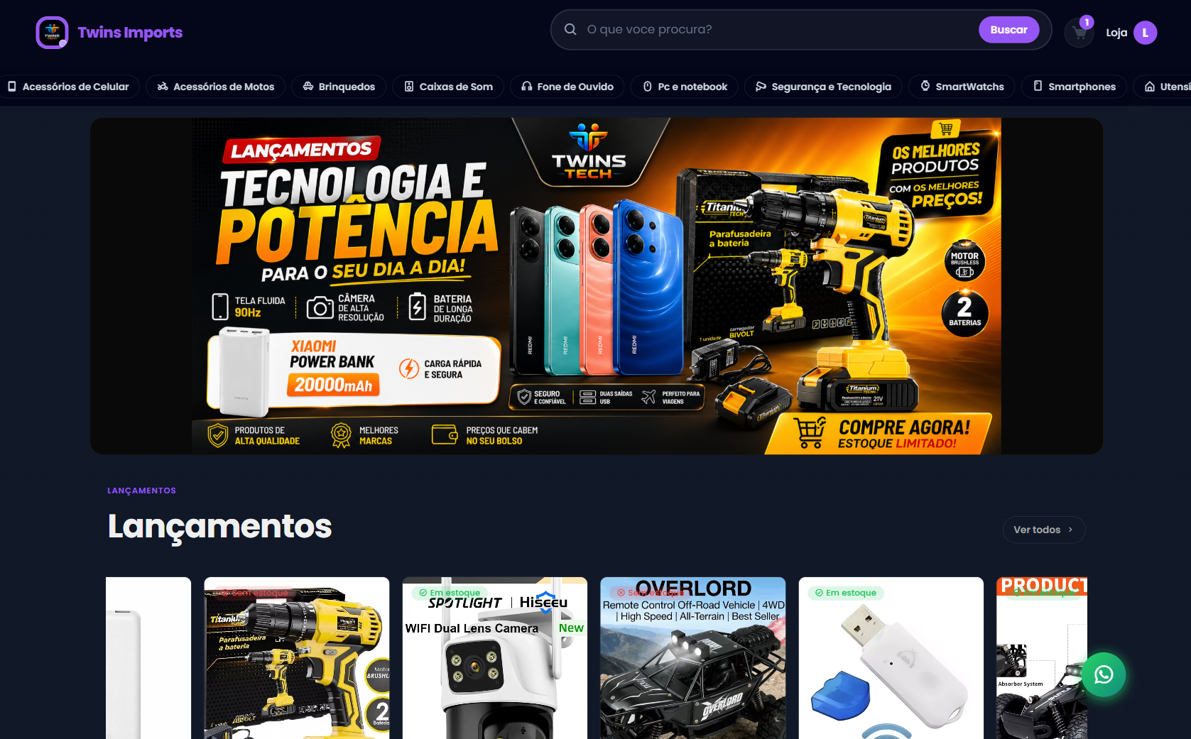 Loja virtual SimplesFika